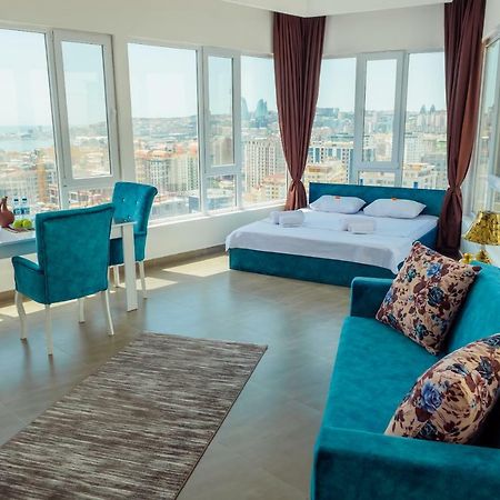 Panorama Baku - 22 Floor Aparthotel Bagian luar foto