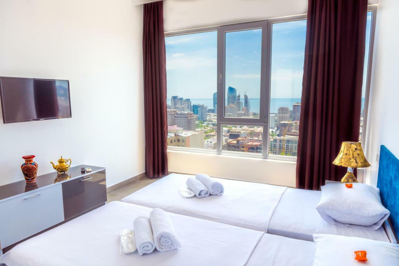 Panorama Baku - 22 Floor Aparthotel Bagian luar foto