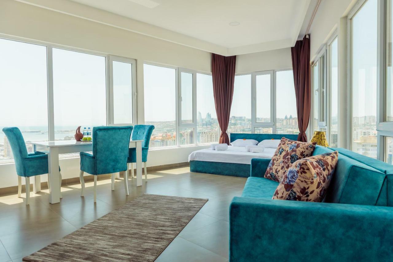 Panorama Baku - 22 Floor Aparthotel Bagian luar foto
