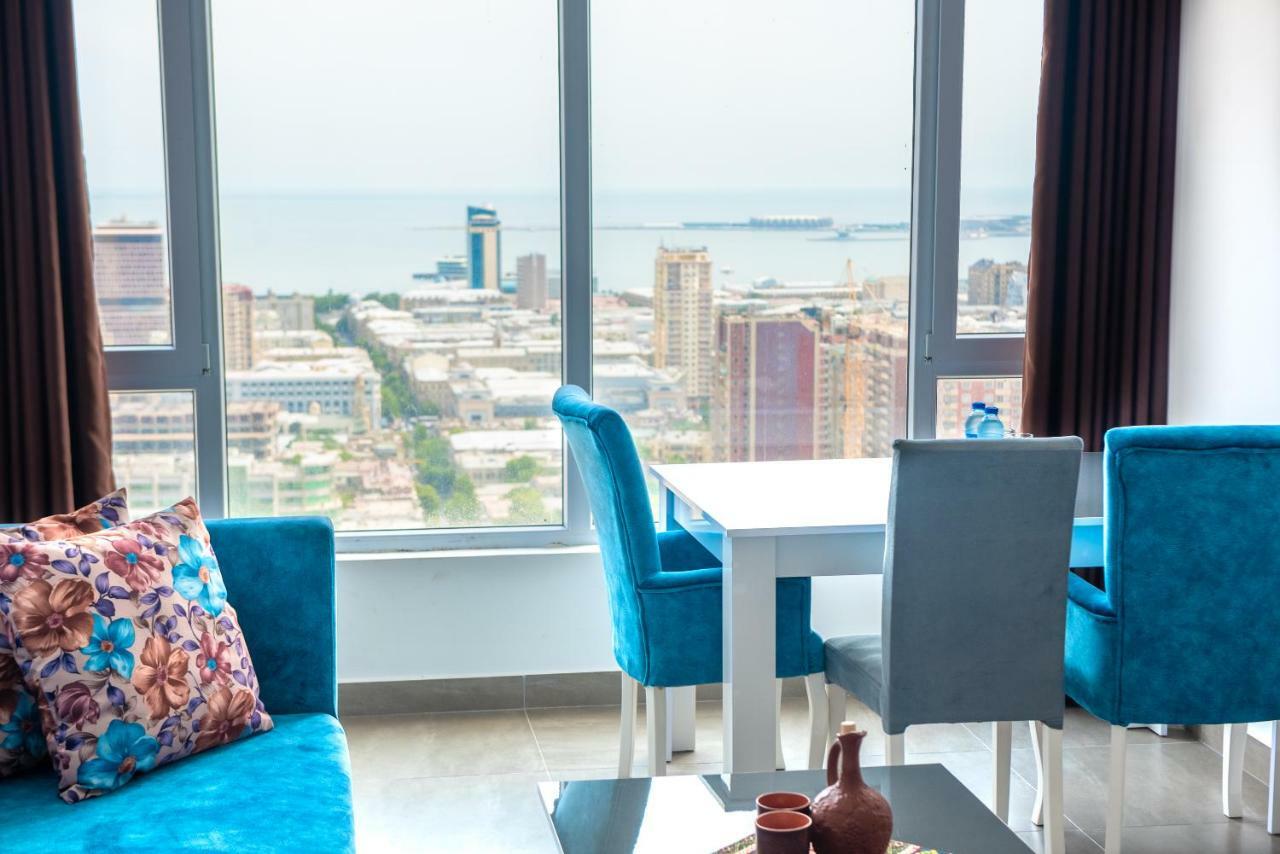 Panorama Baku - 22 Floor Aparthotel Bagian luar foto