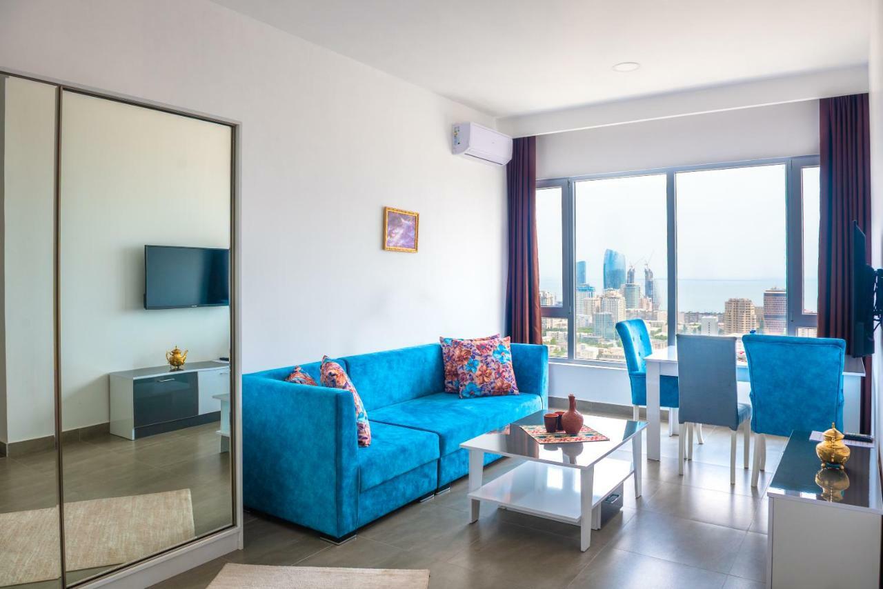 Panorama Baku - 22 Floor Aparthotel Bagian luar foto